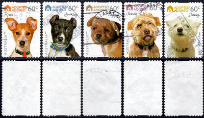 洪涛臻品批发群 精选邮票限时拍卖第1267期  - 澳大利亚2010 很漂亮 宠物狗邮票 信销好品