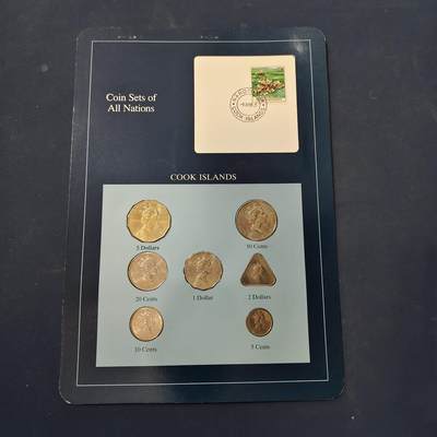 【全场包邮】纯粹捡漏拍506场-持续更新中 - 【富兰克林·世界各国硬币系列邮币卡】库克群岛（生殖图腾小版）