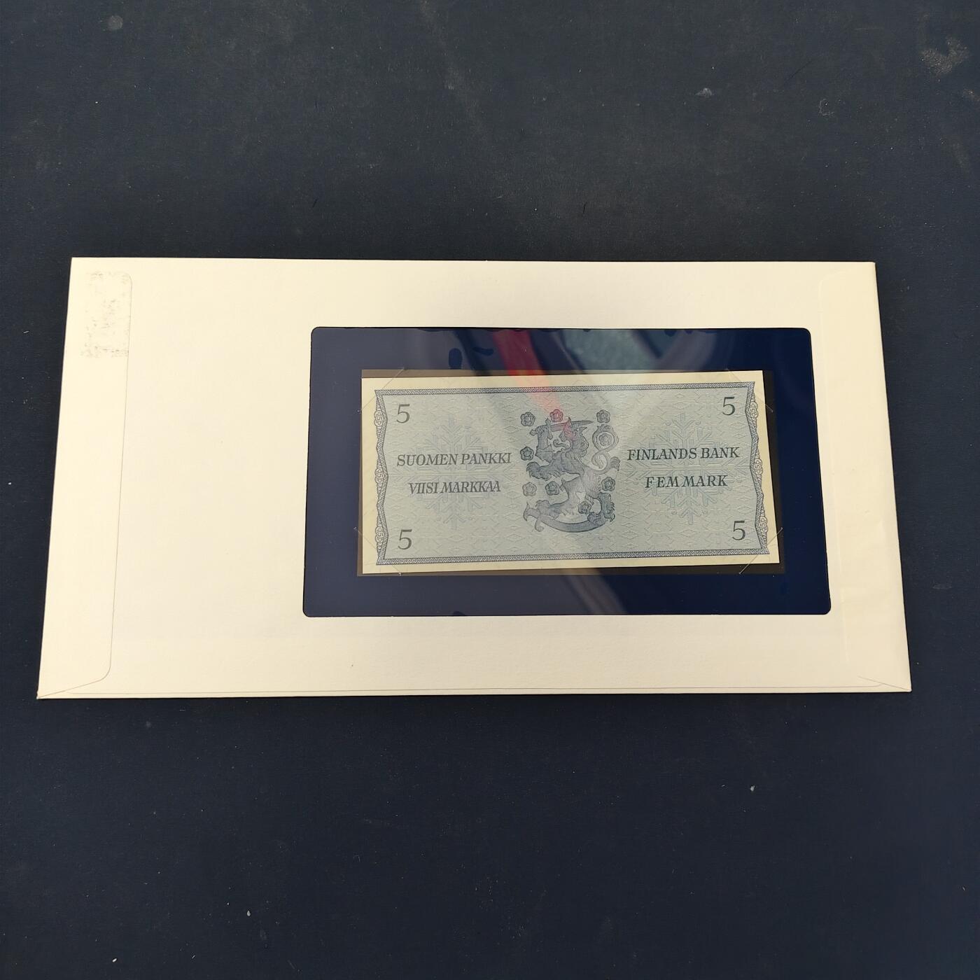 【全场包邮】纯粹捡漏拍506场-持续更新中 【富兰克林·世界各国纸钞系列邮币封】芬兰共和国