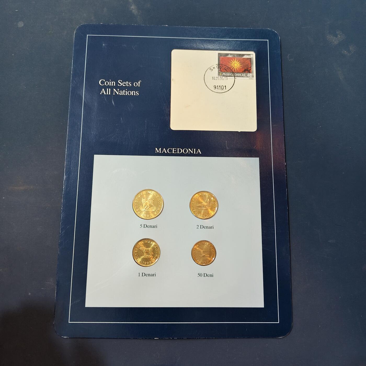 【全场包邮】纯粹捡漏拍506场-持续更新中 【富兰克林·世界各国硬币系列邮币卡】马其顿共和国