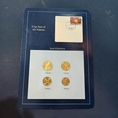 【全场包邮】纯粹捡漏拍506场-持续更新中 - 【富兰克林·世界各国硬币系列邮币卡】马其顿共和国