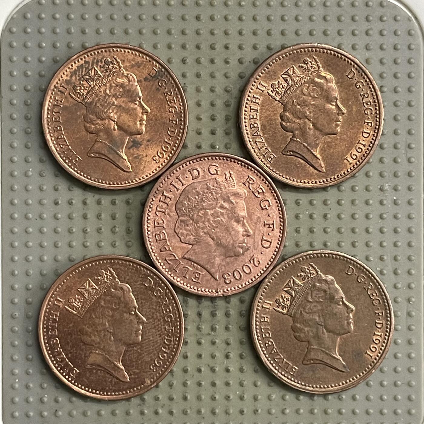 2026年第27场各国散币拍卖（总第177场） 英国1便士5枚