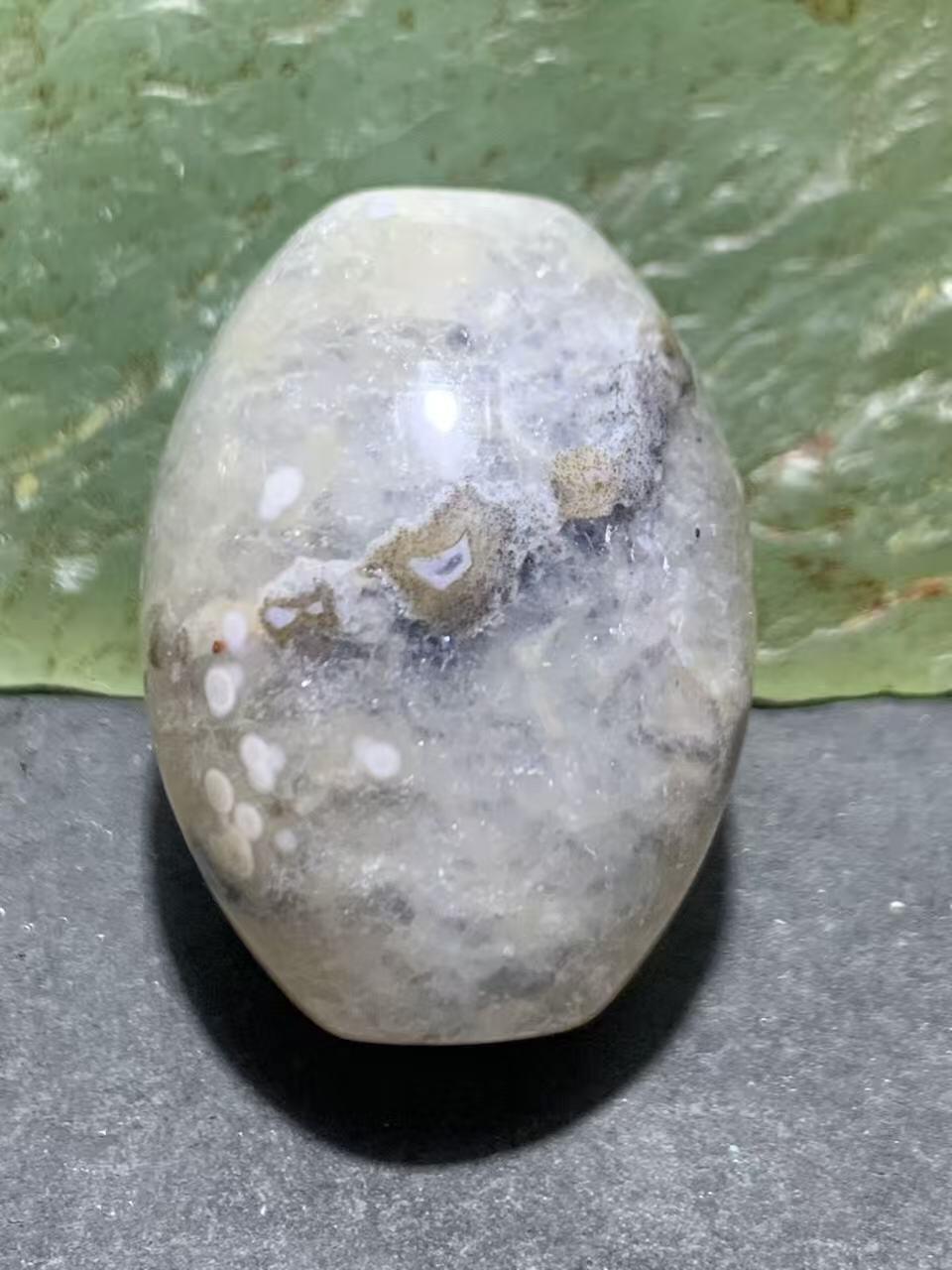 精美满冰飘糖心料战国红玛瑙随形桶珠一颗