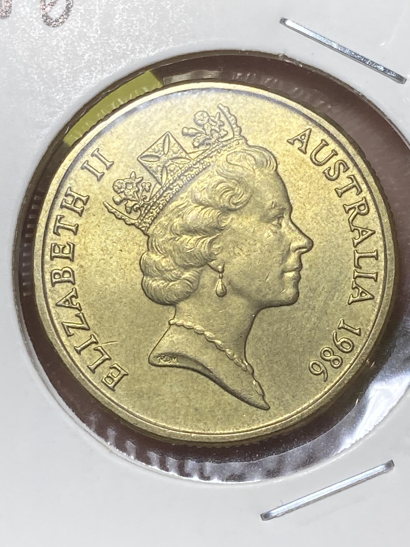 2026年第三十二场(总第二百零一场）外国精品纸夹币场(免佣金) 澳大利亚🇦🇺1986年1元(国际和平日纪念币)