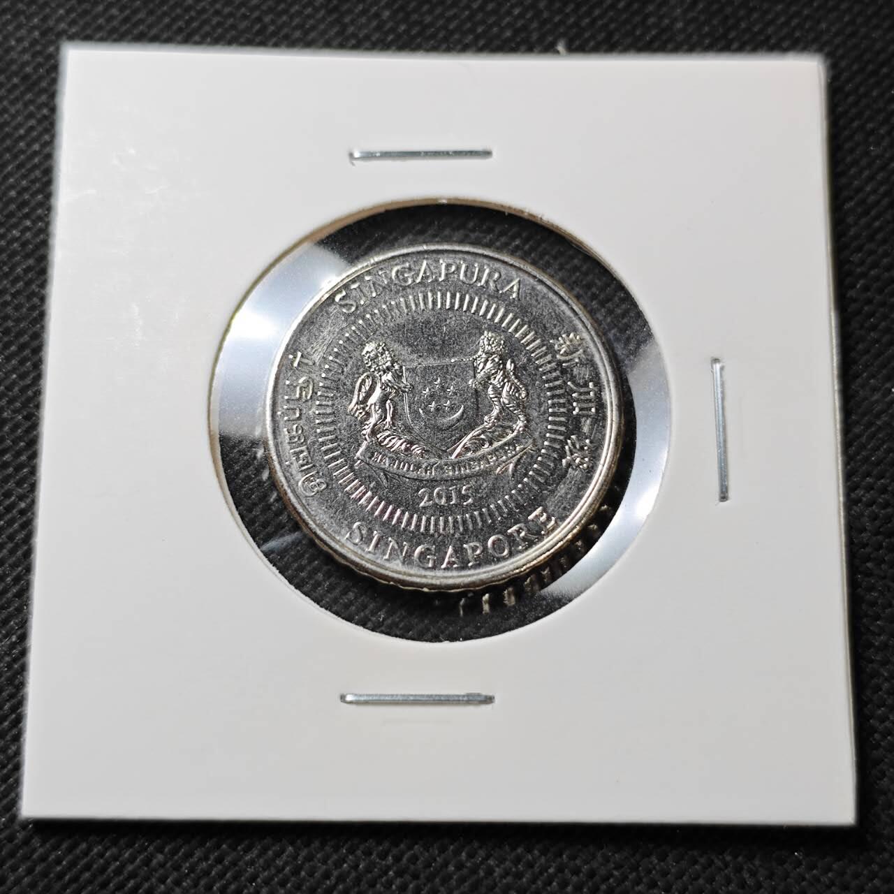 KK钱币收藏小铺  第396期  2月预留时间 周末发货  新加坡50分