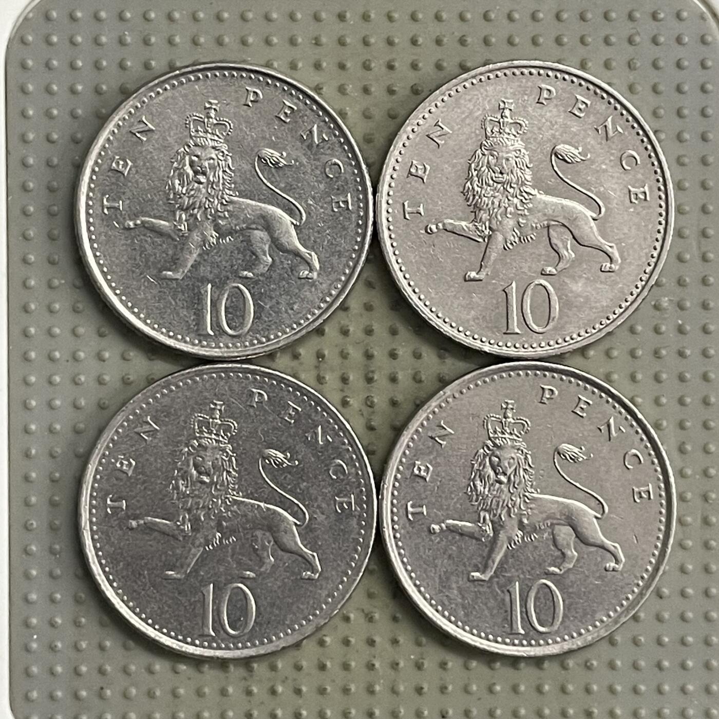 2026年第27场各国散币拍卖（总第177场） 英国10便士小版4枚