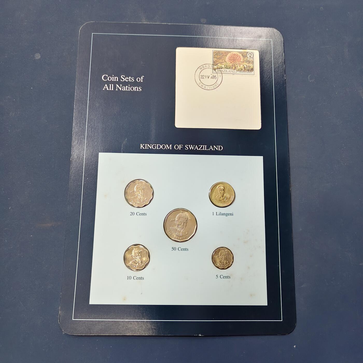 【全场包邮】纯粹捡漏拍506场-持续更新中 【富兰克林·世界各国硬币系列邮币卡】斯威士兰王国