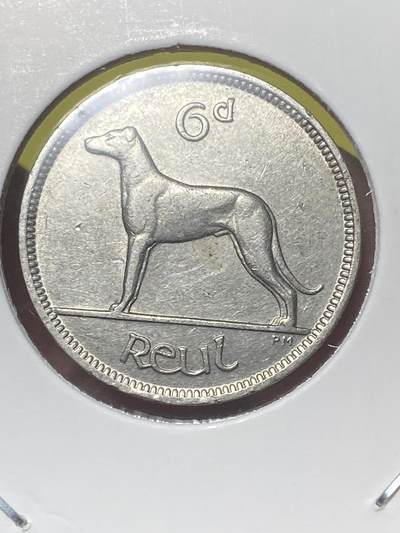 2026年第三十二场(总第二百零一场）外国精品纸夹币场(免佣金) - 爱尔兰1928年6便士(英辖自由邦时期，首发年)