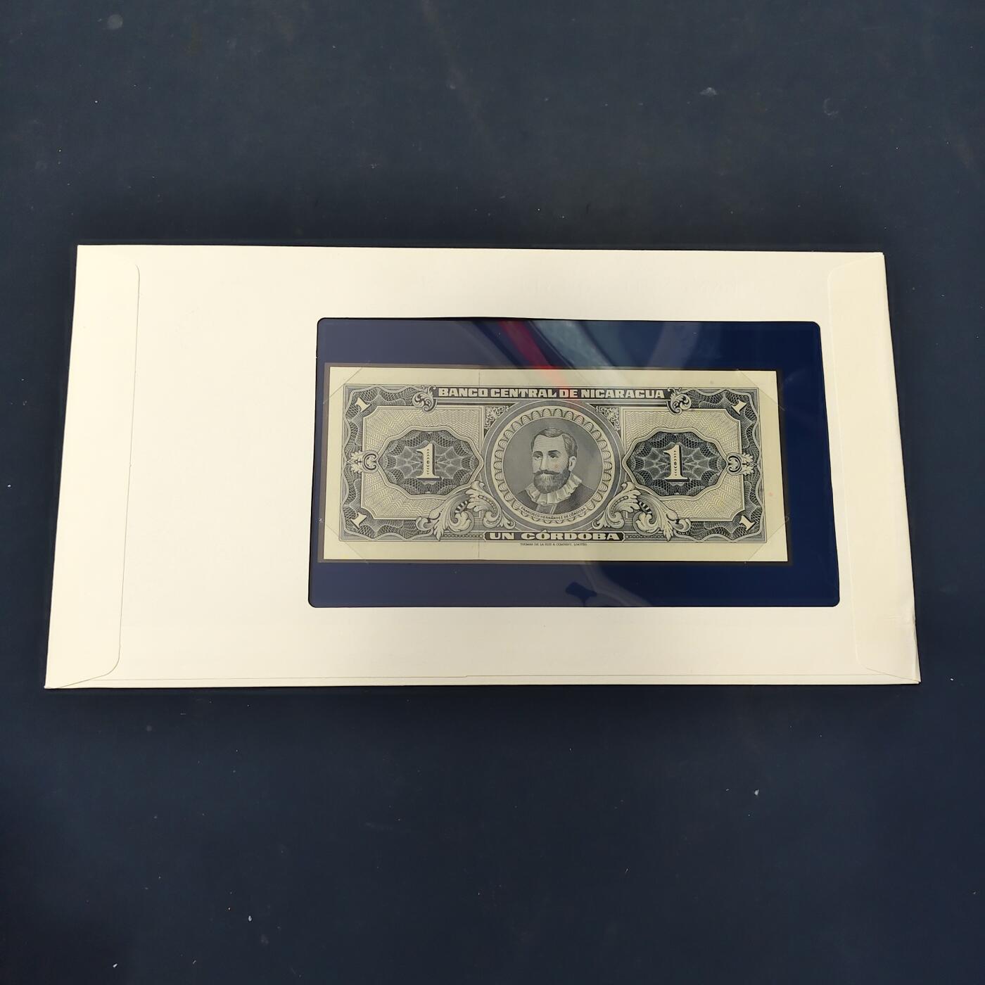 【全场包邮】纯粹捡漏拍506场-持续更新中 【富兰克林·世界各国纸钞系列邮币封】尼加拉瓜共和国