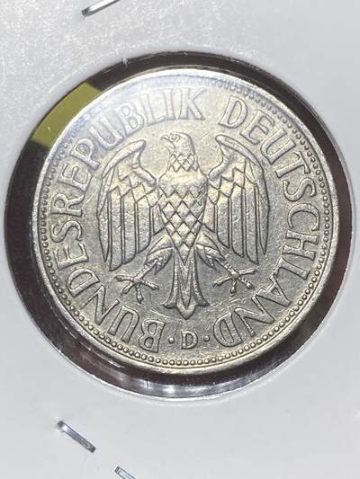2026年第三十二场(总第二百零一场）外国精品纸夹币场(免佣金) - 少见早期年份–德国🇩🇪1957年1德国马克(D标，慕尼黑造)