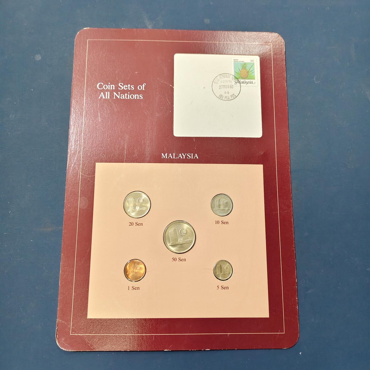 【全场包邮】纯粹捡漏拍506场-持续更新中 【富兰克林·世界各国硬币系列邮币卡】马来西亚联邦