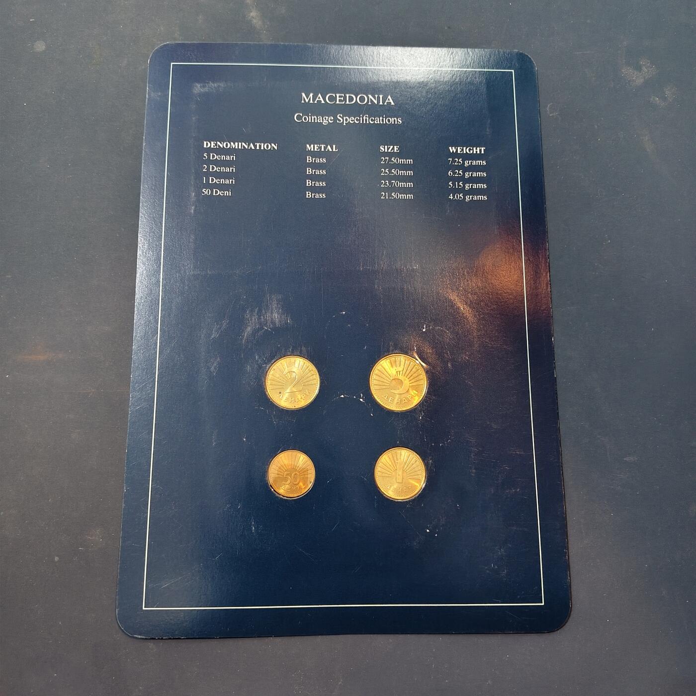 【全场包邮】纯粹捡漏拍506场-持续更新中 【富兰克林·世界各国硬币系列邮币卡】马其顿共和国