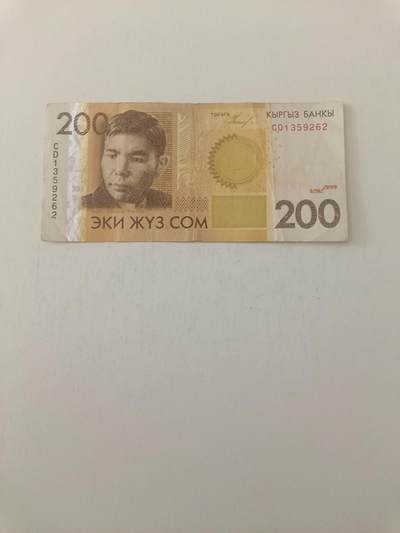 【20260227】非全新纸币和硬币第339场 - 吉尔吉斯斯坦2010年200索姆