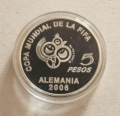 【币将精彩】世界钱币拍卖拍卖（2026-5-6） 阿根廷2005年世界杯银币925银27克