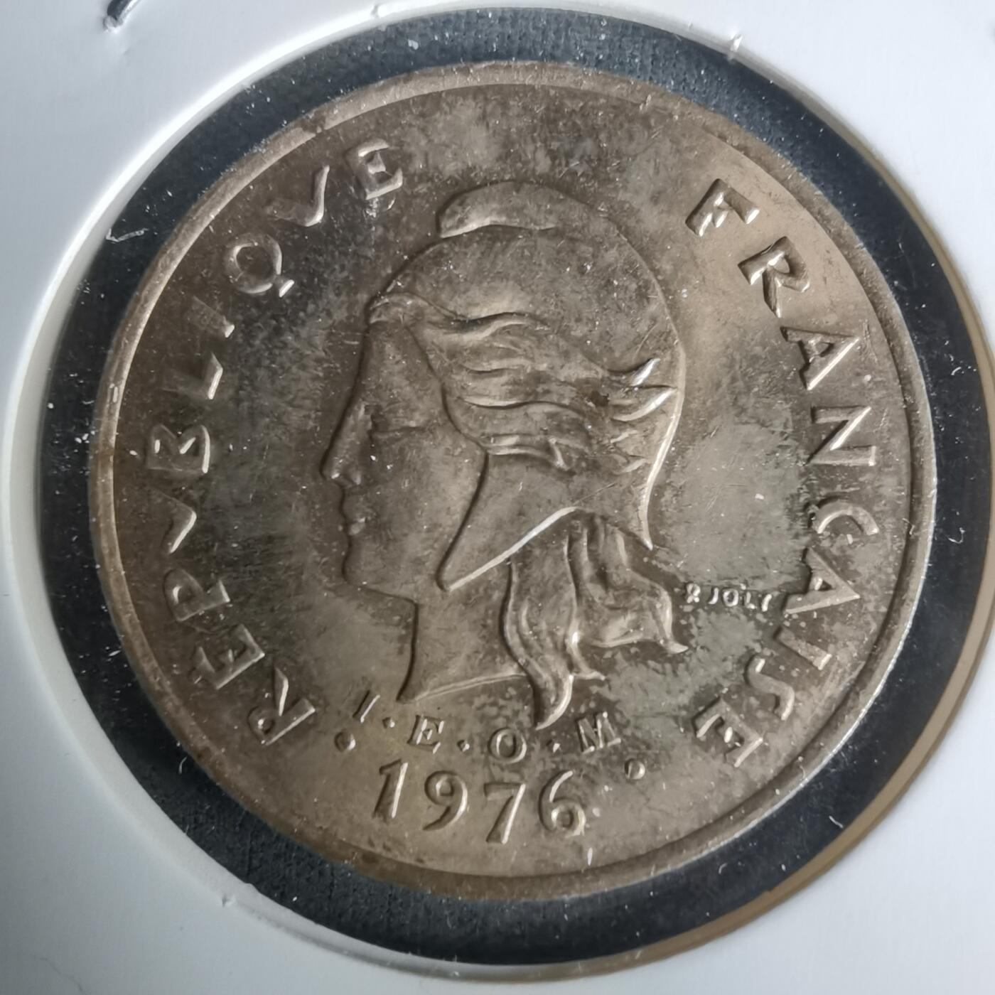 沼泽如烟--第1005场 法属新喀里多尼亚1976年100法郎