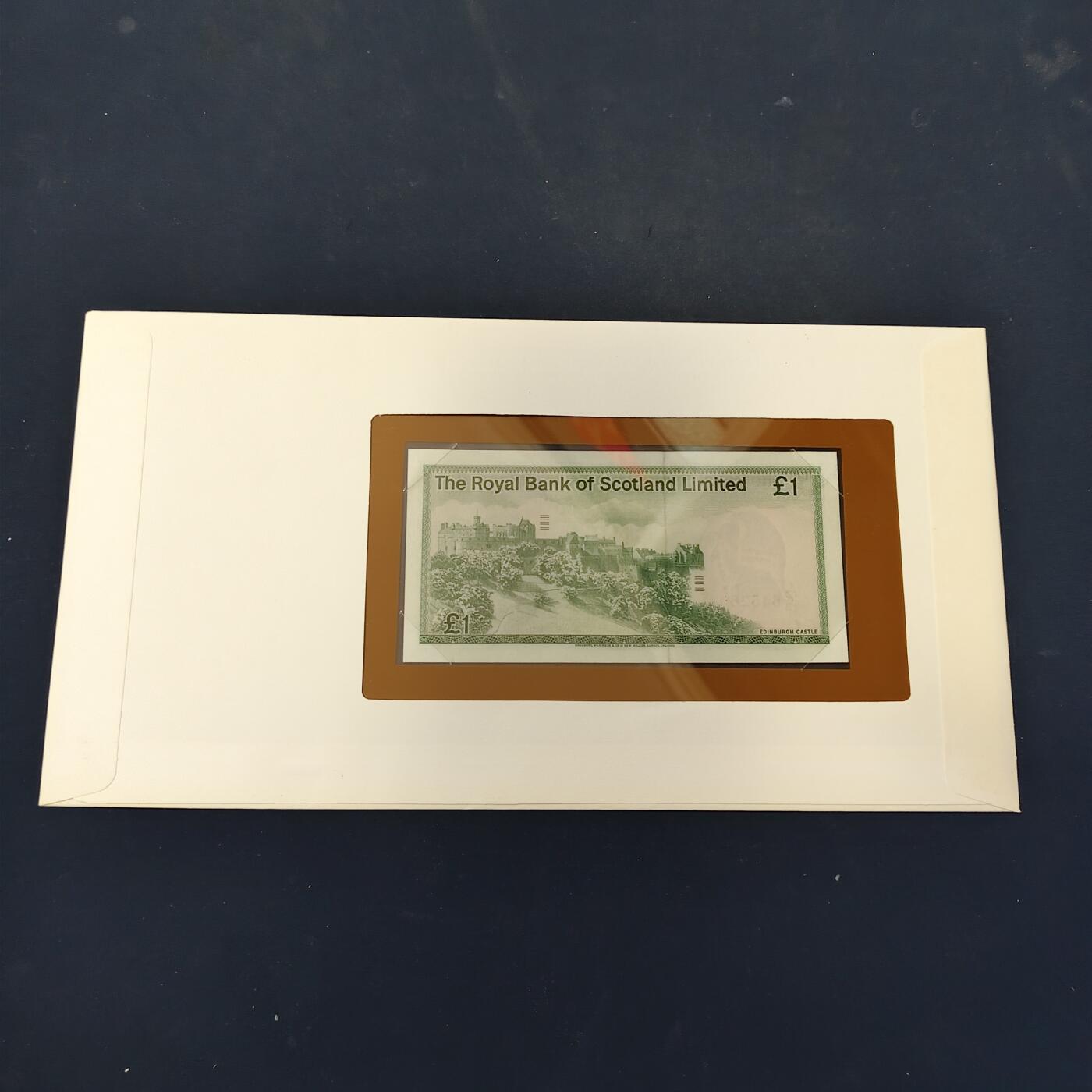 【全场包邮】纯粹捡漏拍506场-持续更新中 【富兰克林·世界各国纸钞系列邮币封】大不列颠和北爱尔兰联合王国（英国）-苏格兰