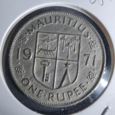 沼泽如烟--第1005场 - 毛里求斯1971年1卢比