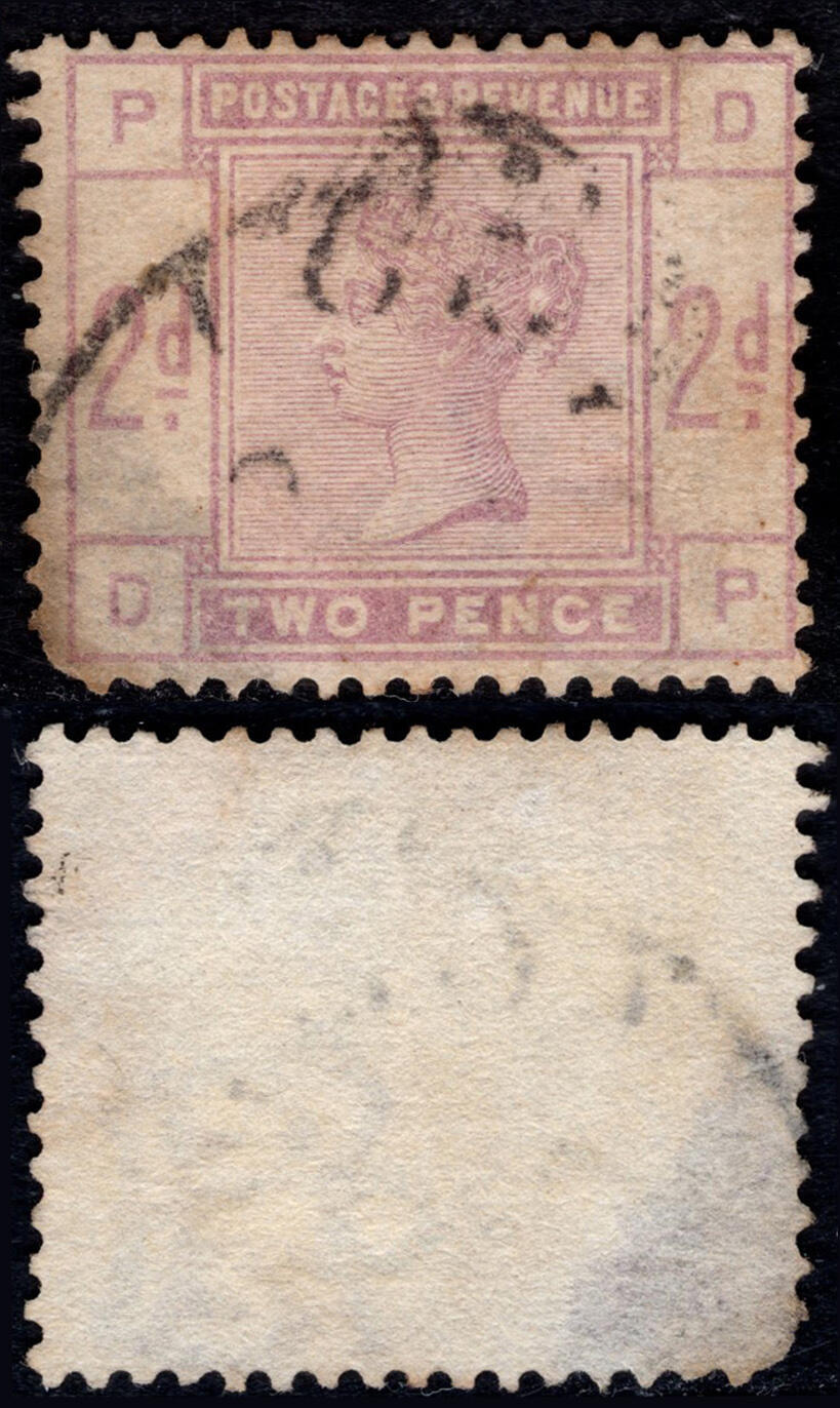 洪涛臻品批发群 精选邮票限时拍卖第1270期  英国1883维多利亚女王2d旧 2017标价旧$77.5美元.实物如图