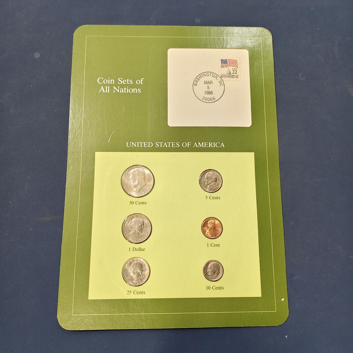 【全场包邮】纯粹捡漏拍506场-持续更新中 【富兰克林·世界各国硬币系列邮币卡】美利坚共和国