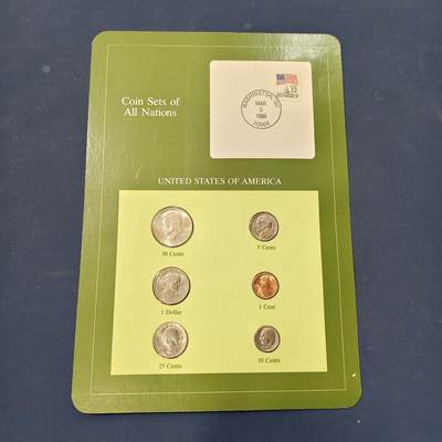 【全场包邮】纯粹捡漏拍506场-持续更新中 - 【富兰克林·世界各国硬币系列邮币卡】美利坚共和国