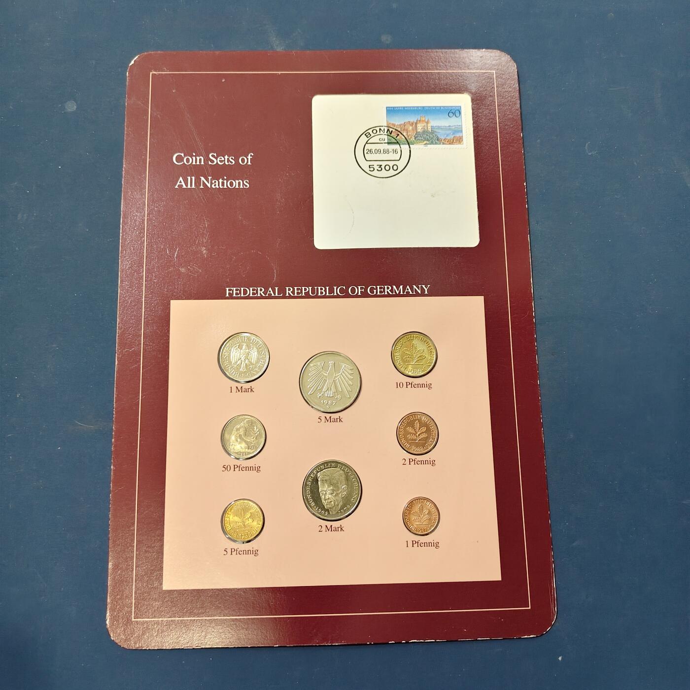 【全场包邮】纯粹捡漏拍506场-持续更新中 【富兰克林·世界各国硬币系列邮币卡】德意志联邦共和国