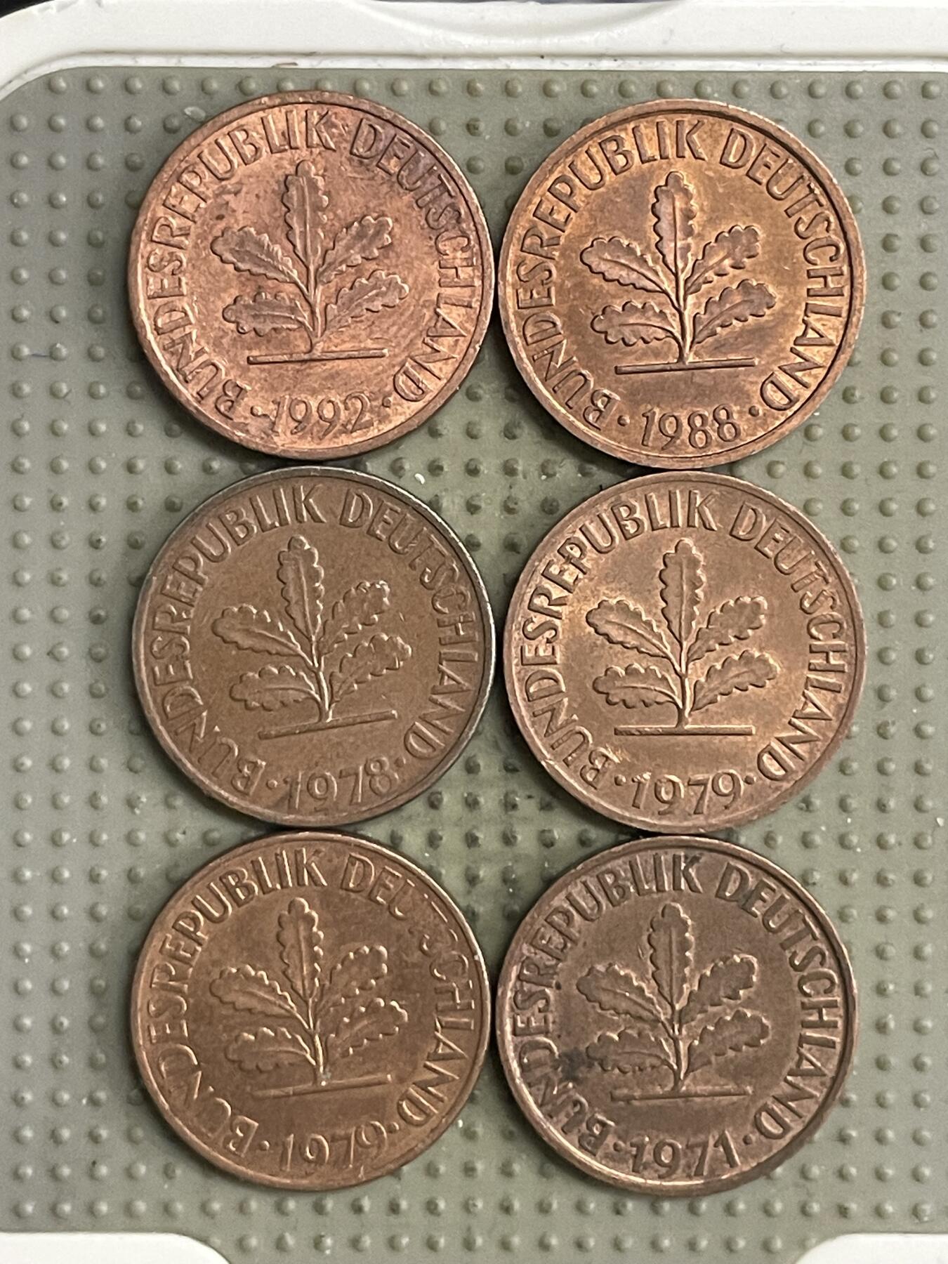 2026年第27场各国散币拍卖（总第177场） 德国2芬尼6枚