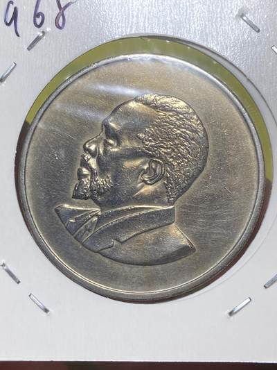 2026年第三十二场(总第二百零一场）外国精品纸夹币场(免佣金) - 少见好品–肯尼亚🇰🇪1968年2先令(独立后第一套最大面值，无字版)
