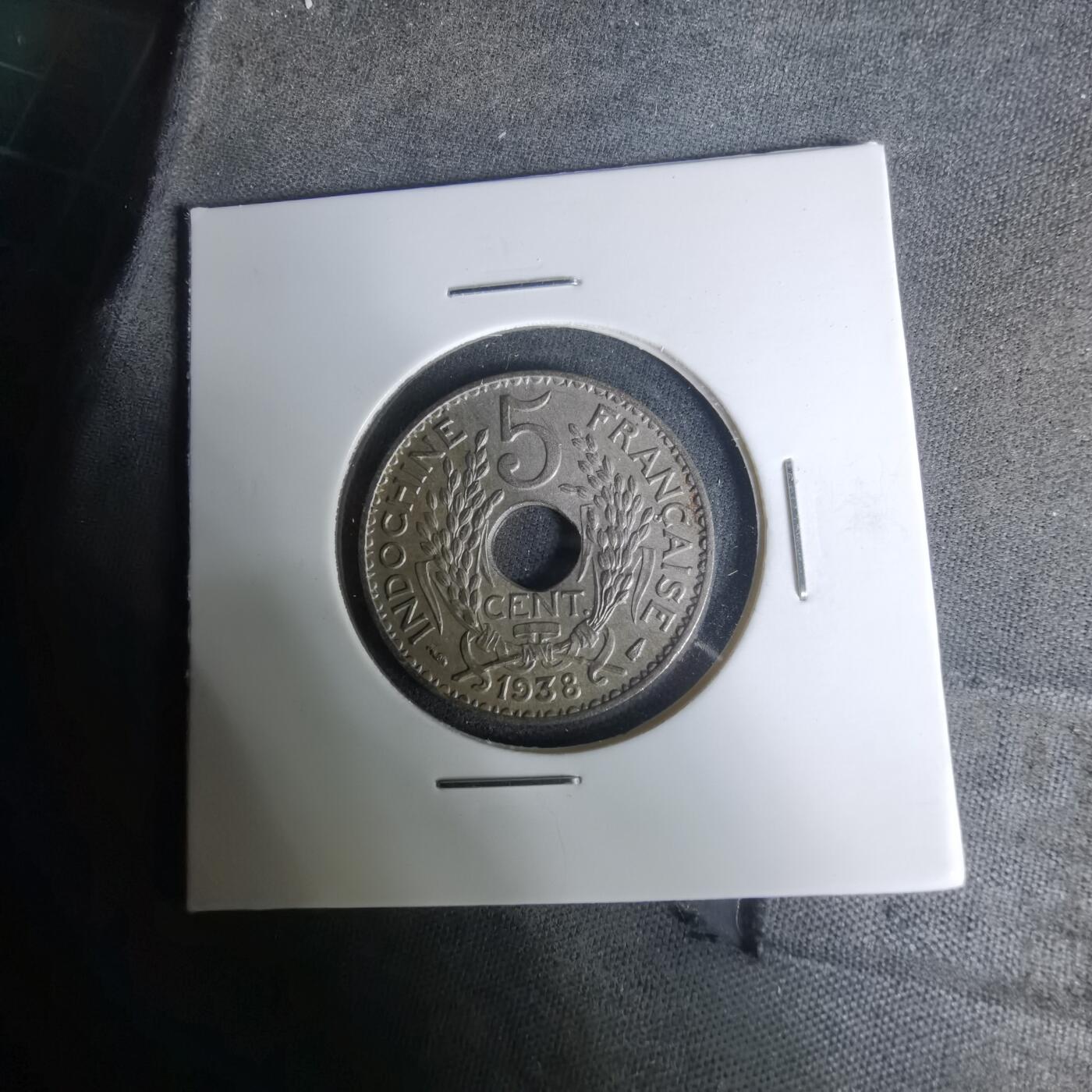 沼泽如烟--第1004场 法属印度支那1938年五分