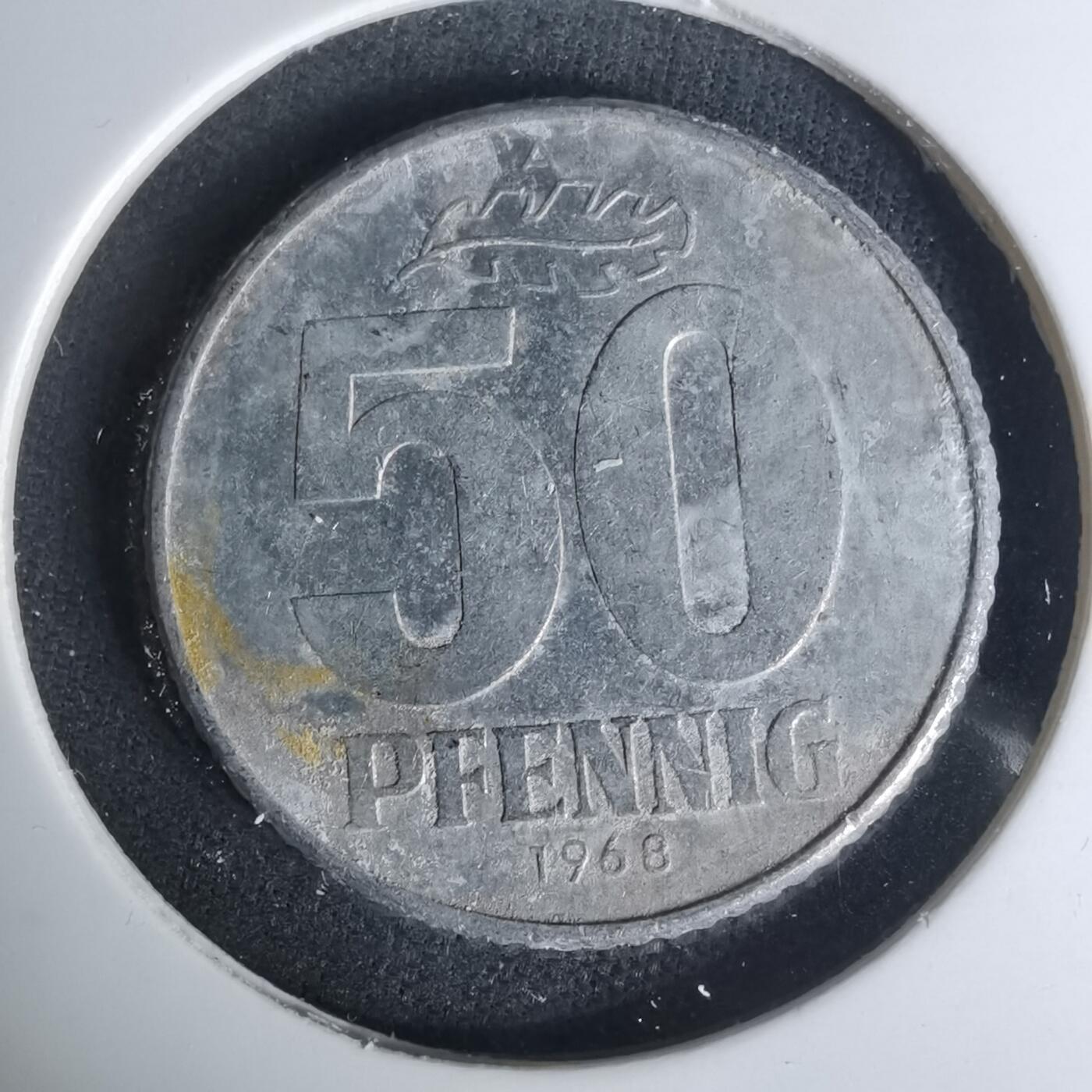 沼泽如烟--第1004场 东德1968年50芬尼