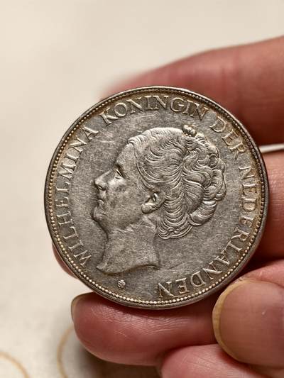 抚柳草堂-第十三期（贺新春首场）章牌钱币  奖章勋章限时免佣 满百包邮 放漏专场 - 1931荷兰威廉敏娜女王2.5G银币 光感好品相好非常漂亮发丝清晰压力足重25g