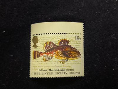 云宸嘉赏-勋臻佳藏新年快速场次（快拍 低佣 一元一手）（新年期间快递正常发） - 英国 1988 年发行的林奈学会成立 200 周年纪念邮票