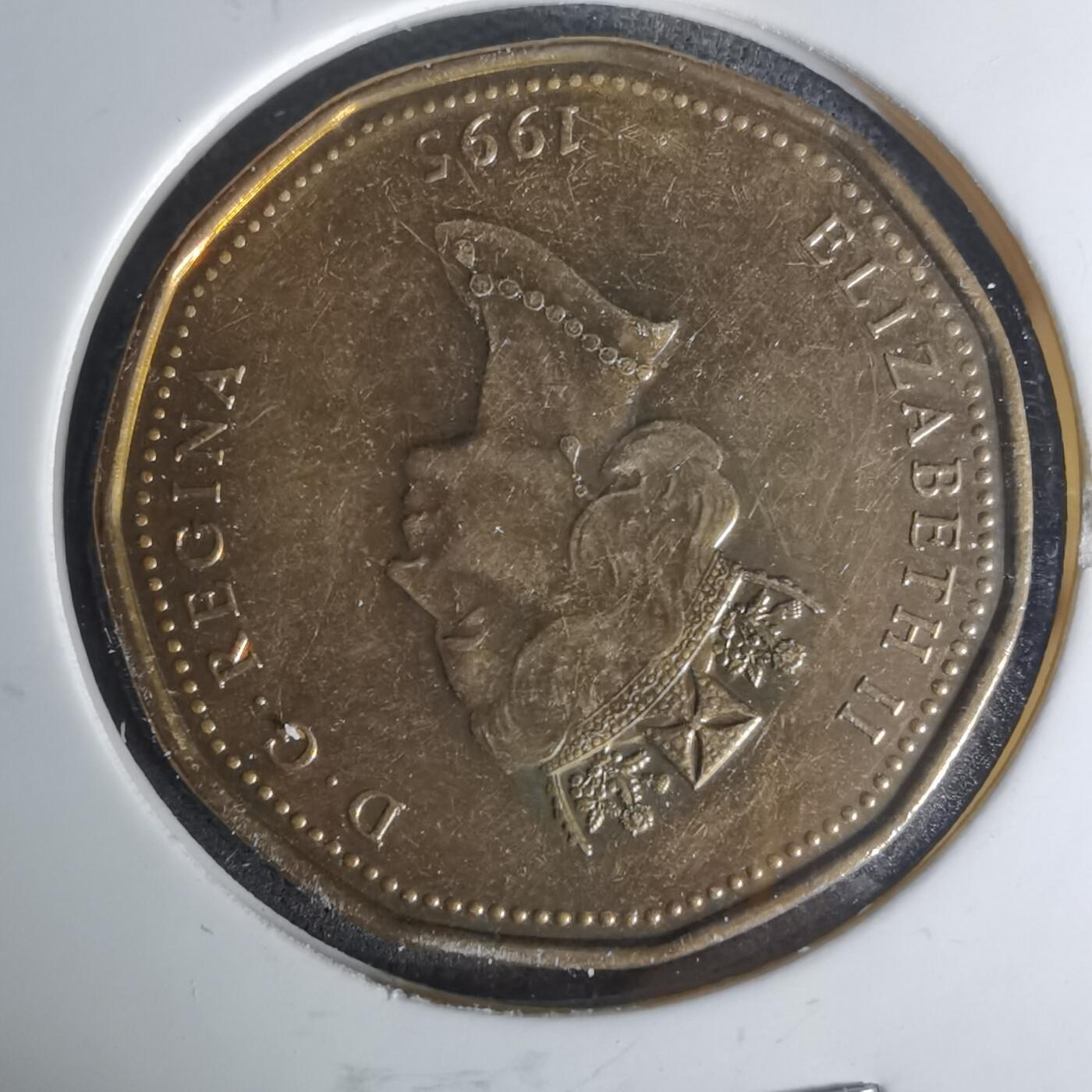 沼泽如烟--第1004场 加拿大1995年一元