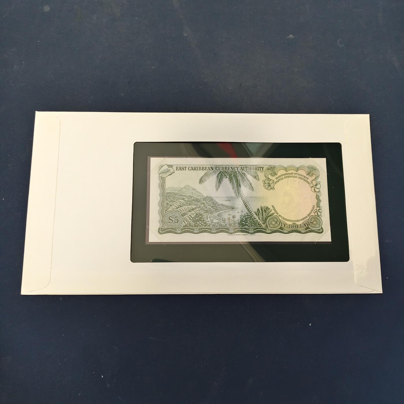 【全场包邮】纯粹捡漏拍506场-持续更新中 【富兰克林·世界各国纸钞系列邮币封】英属加勒比地区