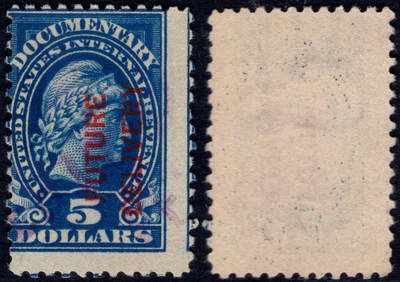 洪涛臻品批发群 精选邮票限时拍卖第1270期  - 美国古典税票 高值$5美元 齿孔右移入图! 好品