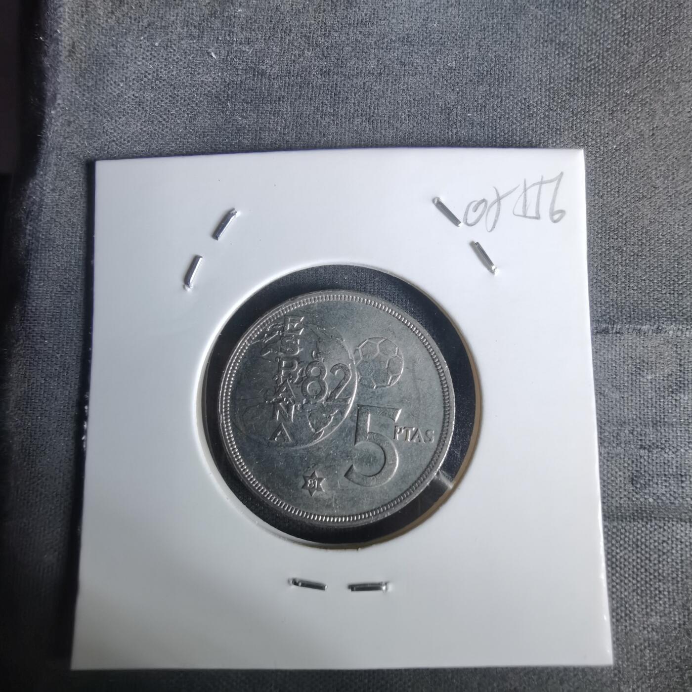 沼泽如烟--第1005场 西班牙5比塞塔纪念币