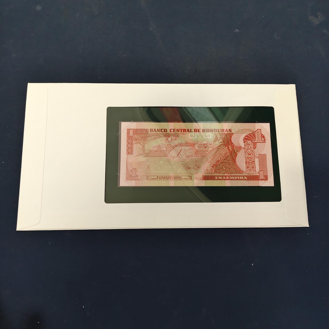 【全场包邮】纯粹捡漏拍506场-持续更新中 【富兰克林·世界各国纸钞系列邮币封】洪都拉斯共和国