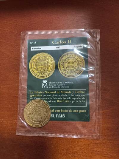 长老汇马年精选第四场拍卖 - 1687西班牙卡洛斯二世8里亚尔复刻