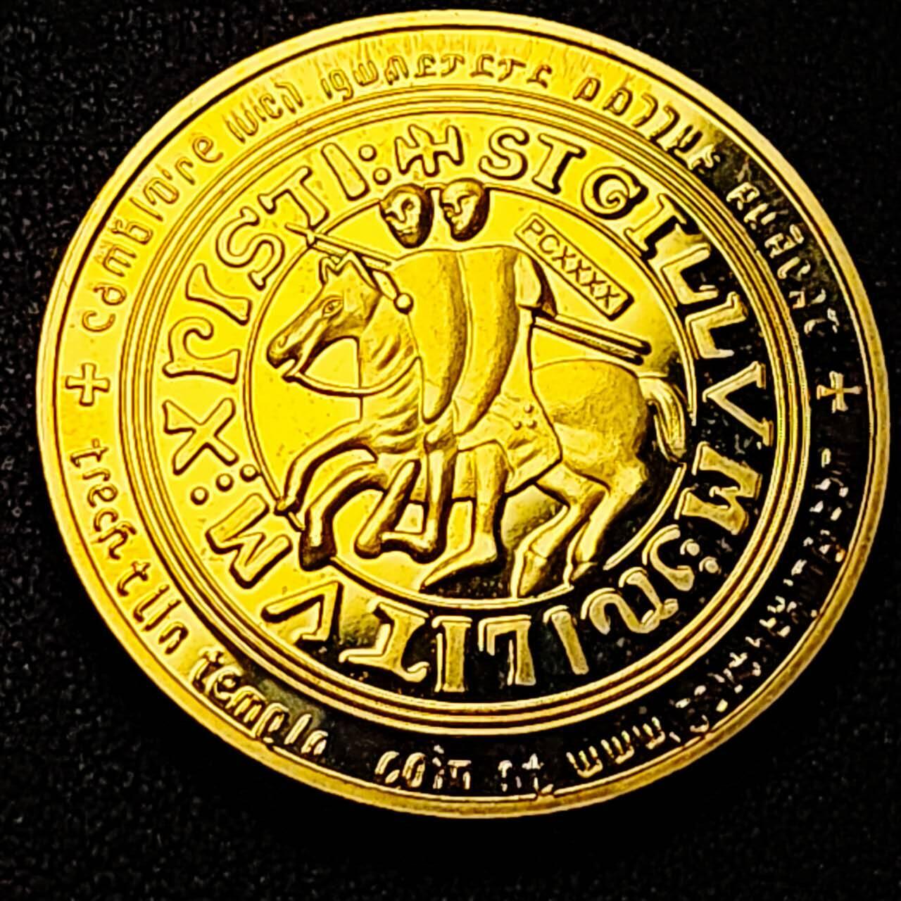 泉币菌-第199场- 新年快乐 新年第7场 本场拍品多 请提前出价 纪念章 马剑骑士纪念品 40×3mm