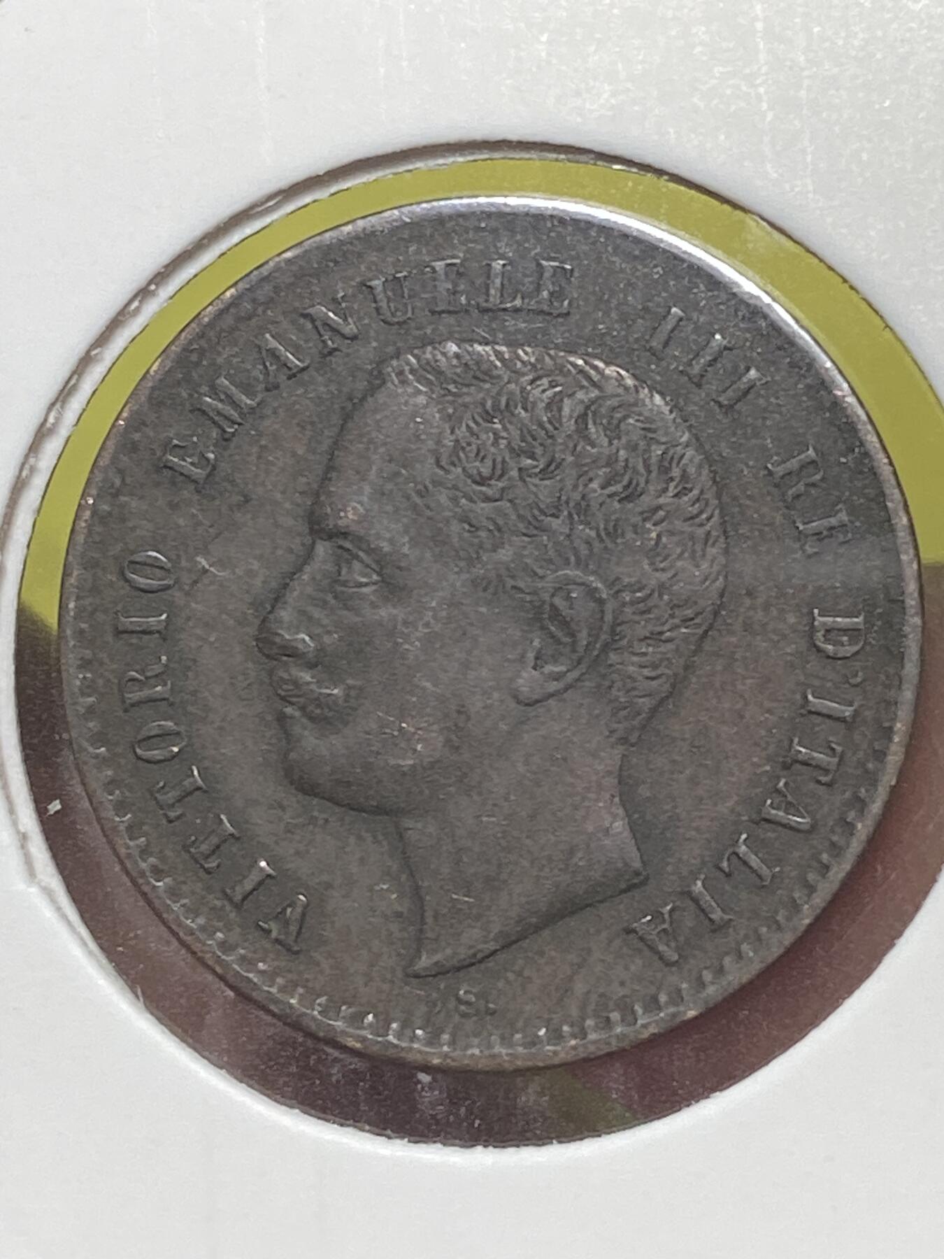 2026年第三十二场(总第二百零一场）外国精品纸夹币场(免佣金) 意大利王国1903年2分(维托里奥·埃马努埃莱三世，第一套，R标罗马造)