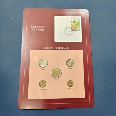 【全场包邮】纯粹捡漏拍506场-持续更新中 - 【富兰克林·世界各国硬币系列邮币卡】泰王国（拉玛九世寺庙版）