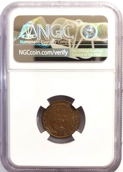 博洋堂世界钱币拍卖第162期（全场包邮） NGC MS62BN 美国1863年政治口号“战时第一，和平时亦第一”代币，稀少的美国内战代币，正值美国南北战争期间，经济动荡，民众囤积金银硬币，导致市面上小额零钱（如一分、半分硬币）极度短缺，为了维持商业运转，许多私人商家（如面包店、杂货铺）开始铸造这种铜质代币，作为“找零券”在本地流通