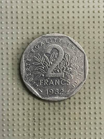 2026年第27场各国散币拍卖（总第177场） - 法国1982年2法郎