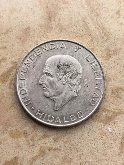 道一币馆币章第一百六十七场 - 墨西哥1957年伊达戈尔5比索银币 18g 720s