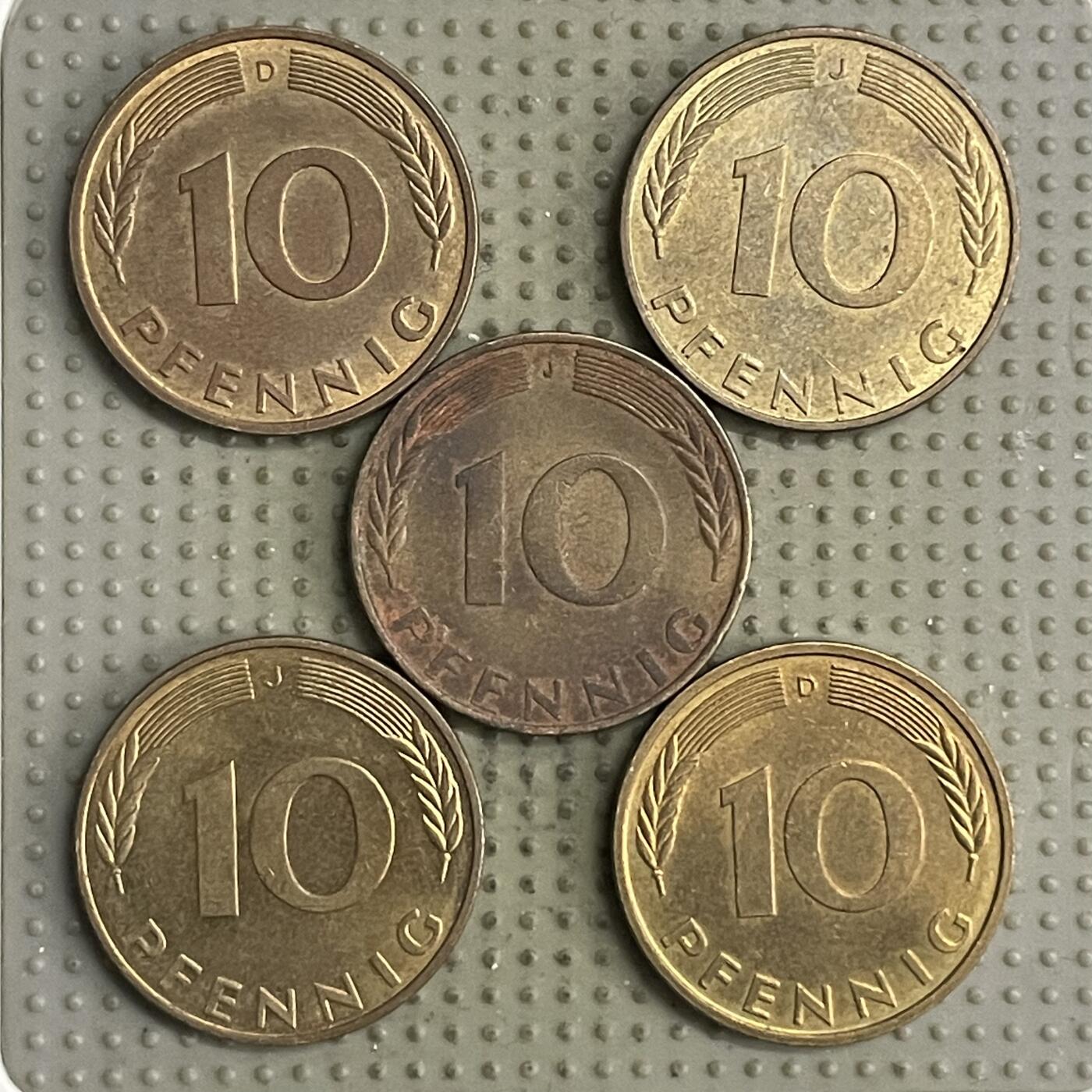 2026年第27场各国散币拍卖（总第177场） 德国10芬尼5枚