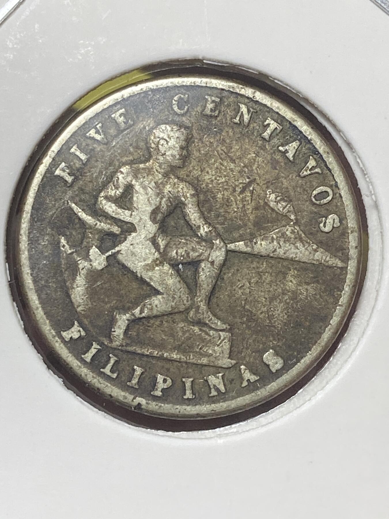 2026年第三十二场(总第二百零一场）外国精品纸夹币场(免佣金) 美国🇺🇸1944年5分(美属菲律宾时期，铜镍锌材质版，S标旧金山)