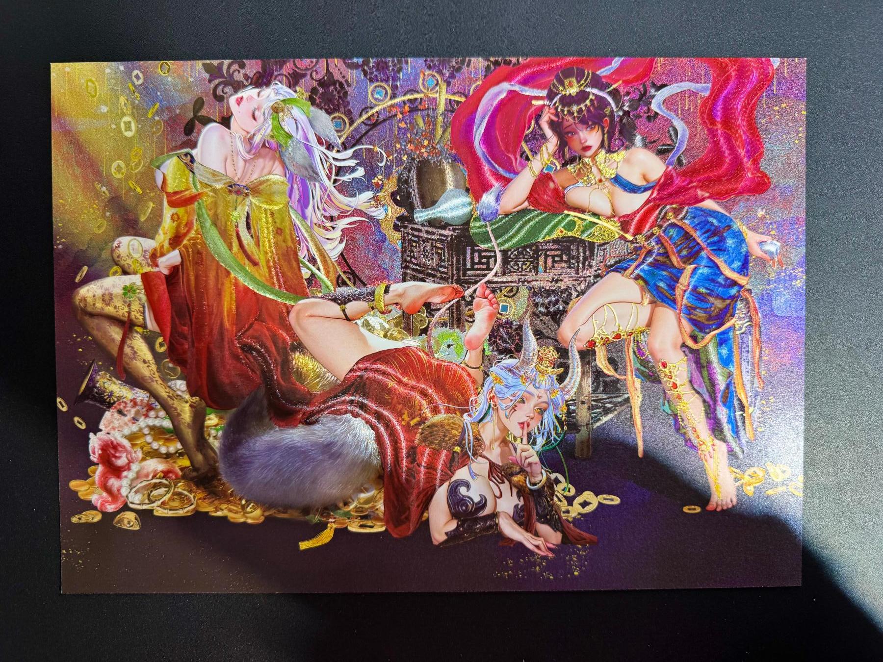 NO.25.5 好又多妹卡大赏，新店点关注不迷路！每周一站式配齐，方便凑单！（周6晚9点截拍，卖家送拍0抽成！） 【888/888编】焱卡 罐儿 牛魔王、铁扇、玉面 A4粗闪大卡