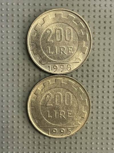 2026年第27场各国散币拍卖（总第177场） - 意大利200里拉2枚