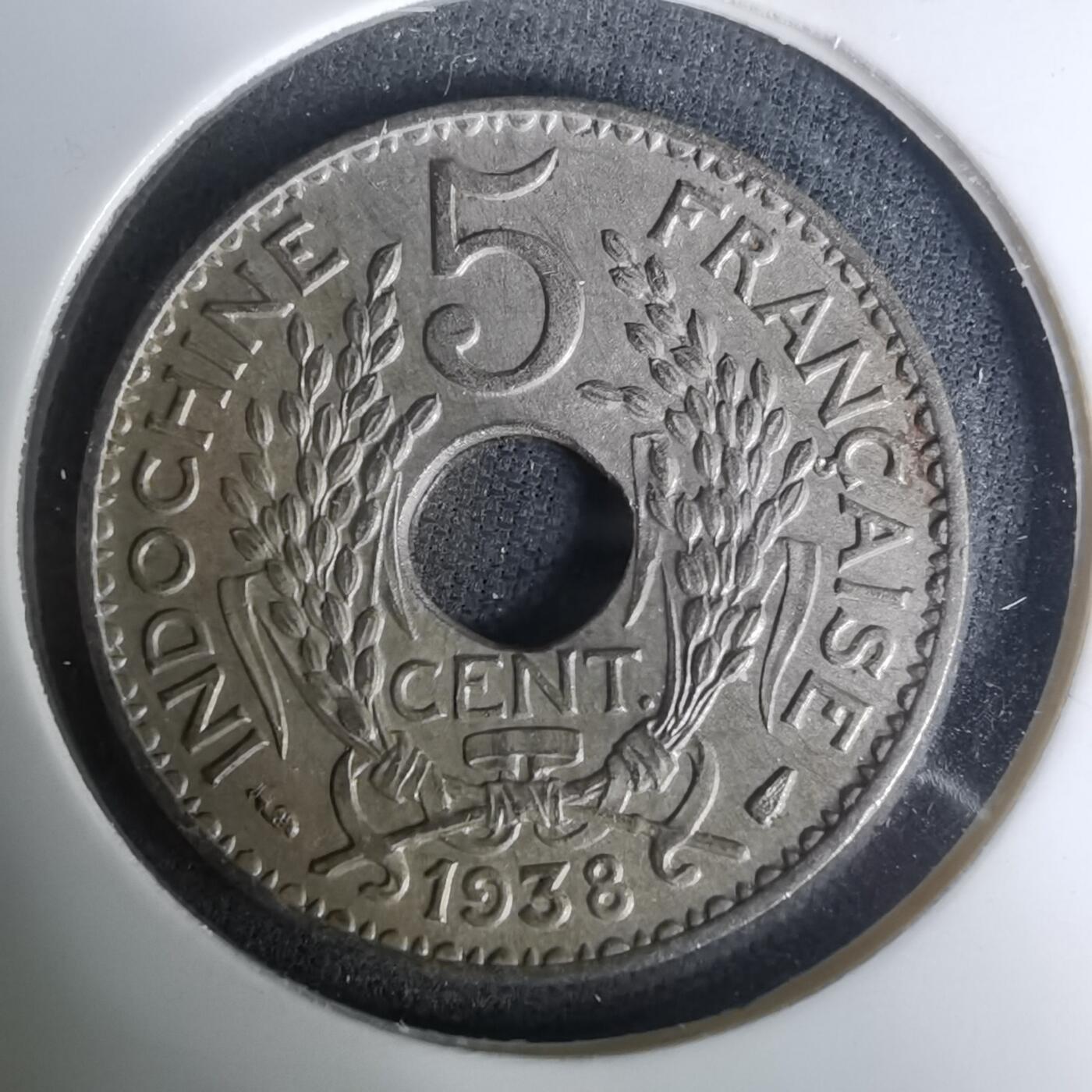 沼泽如烟--第1004场 法属印度支那1938年五分