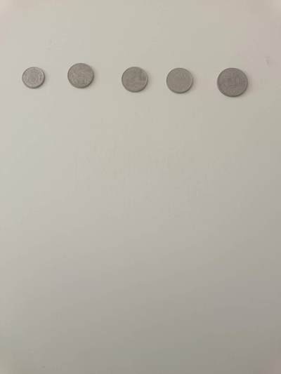 【20260227】非全新纸币和硬币第339场 - 西班牙5枚硬币