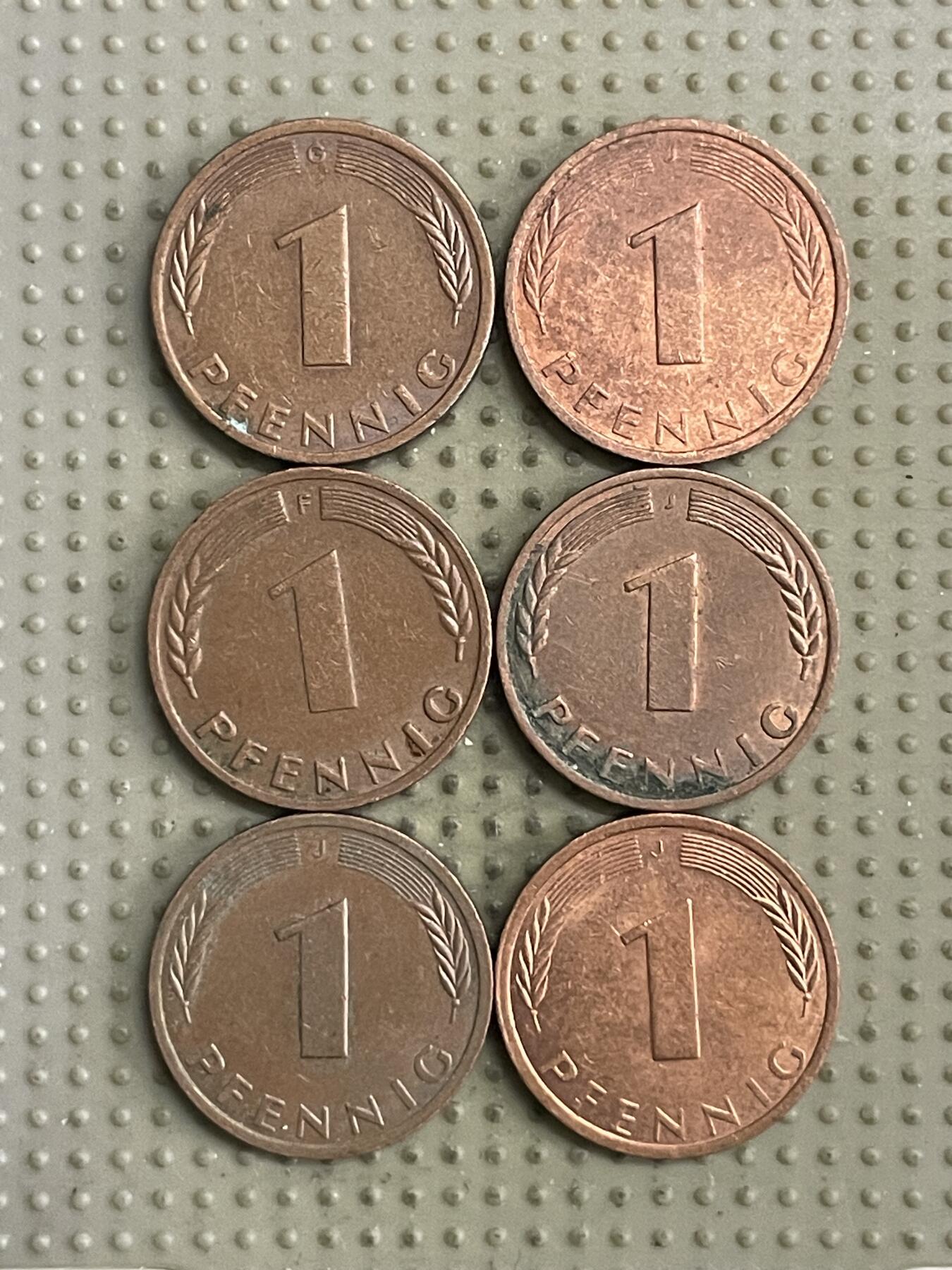 2026年第27场各国散币拍卖（总第177场） 德国1芬尼6枚